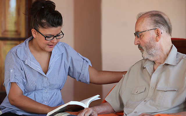 Companion care for older person