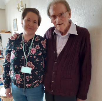 Bill and his carer