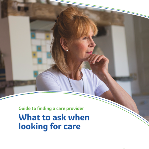 Guide to finding the right care care provider downloadable guide