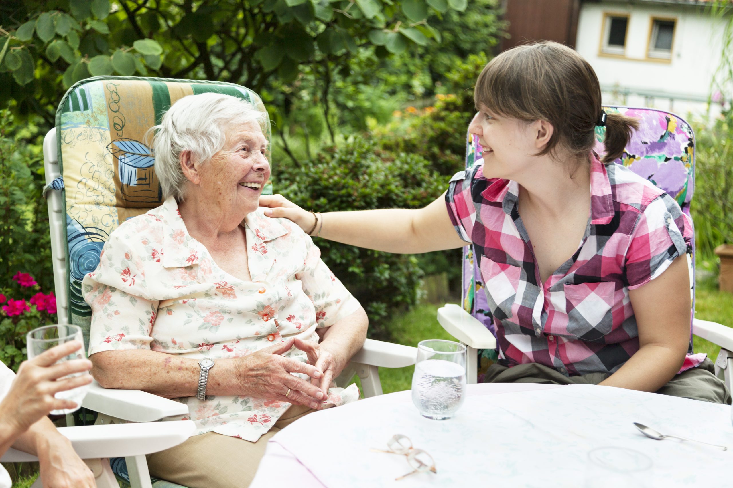 Older adult with live-in carer