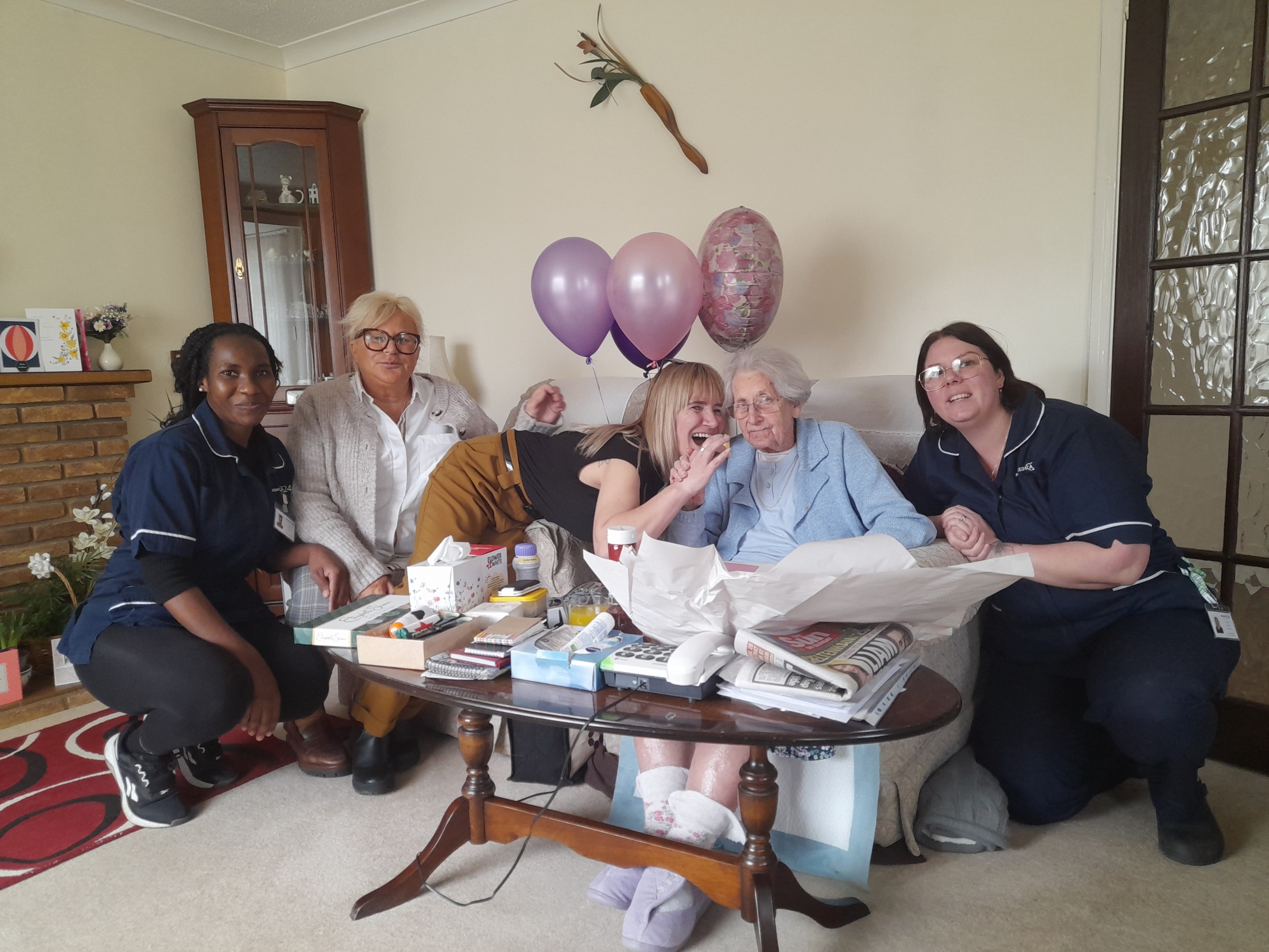 Celebrating Margaret’s 98th Birthday: A Special Surprise from Avelon Live In Care